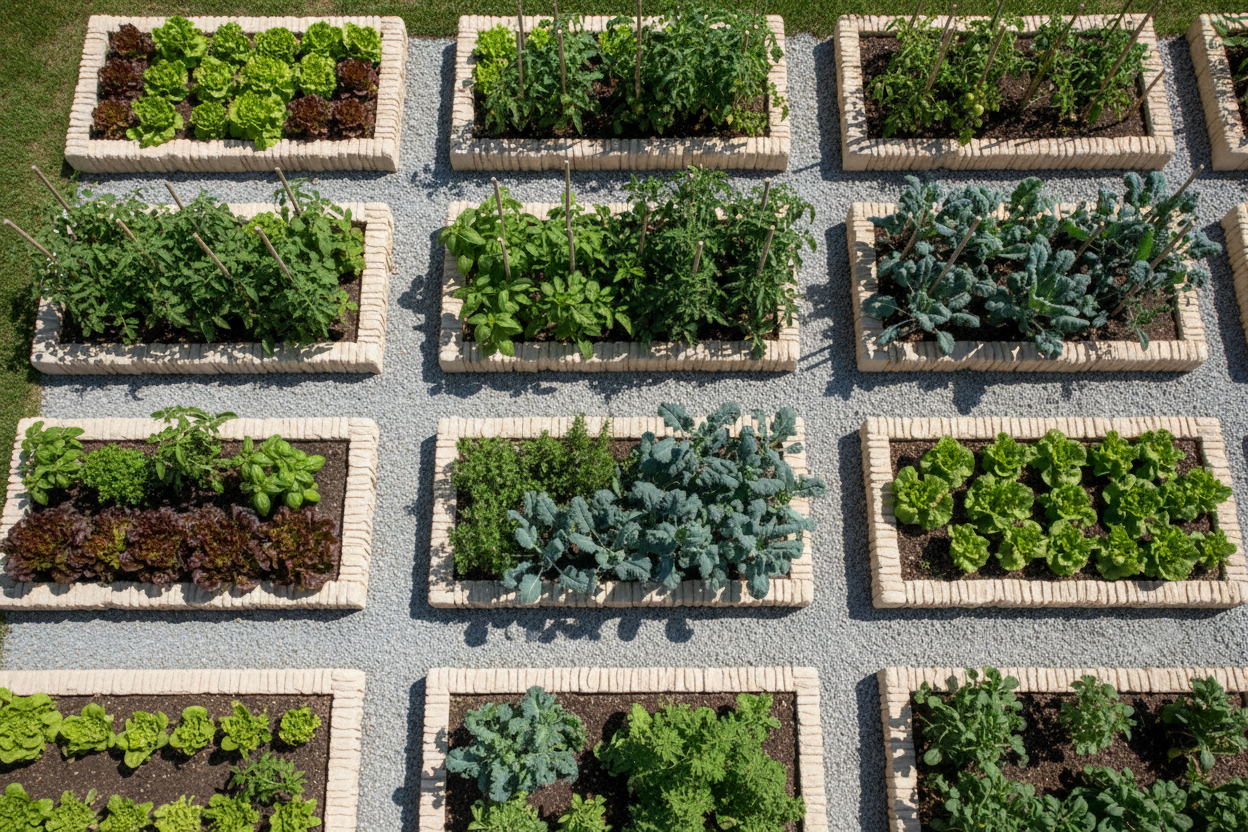 Bordillos de hormigon para jardin imitacion Piedra
