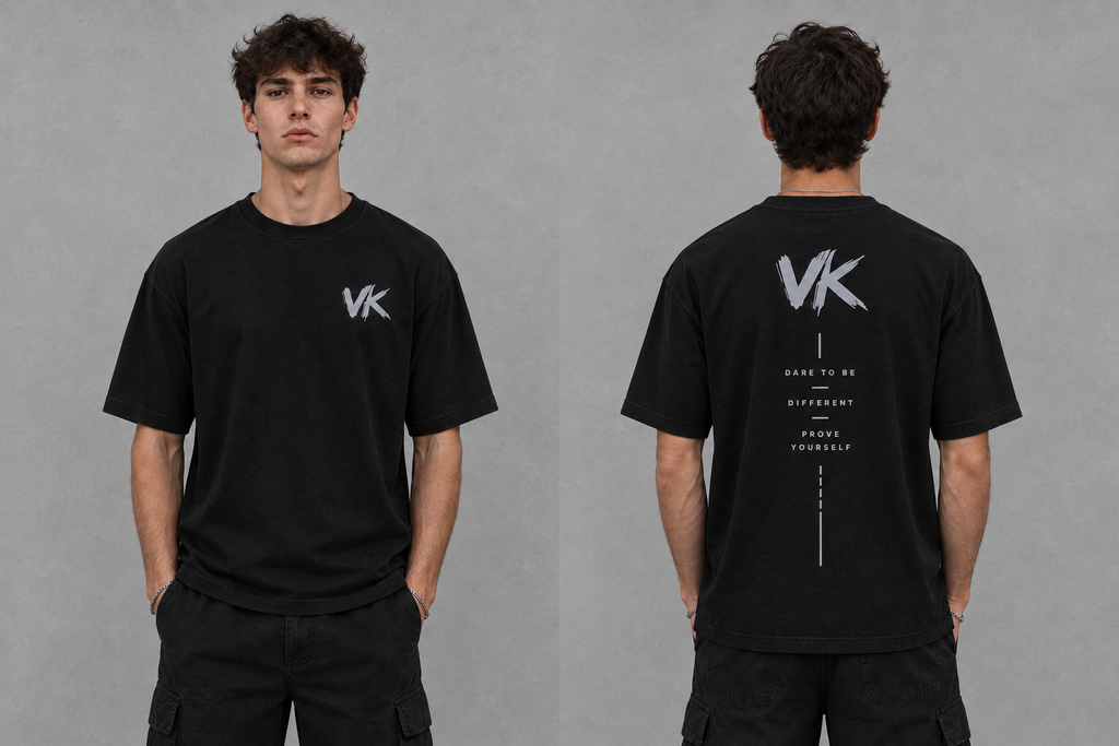 Camiseta Oversize Negra