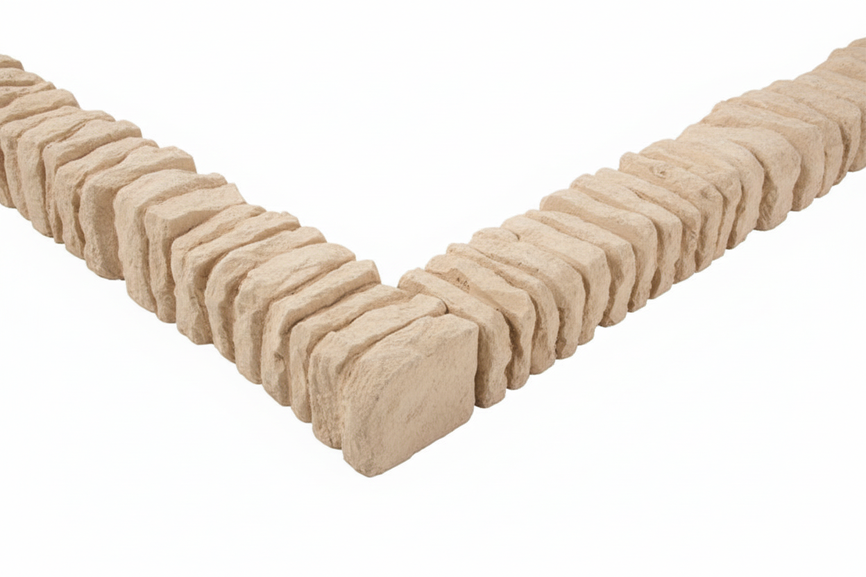 Bordillos de hormigon para jardin imitacion Piedra